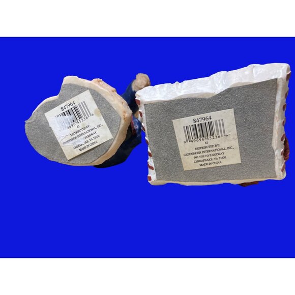 Patriotic 4th of July Uncle Sam Bear Resin Figurines American Flag - Picture 11 of 12